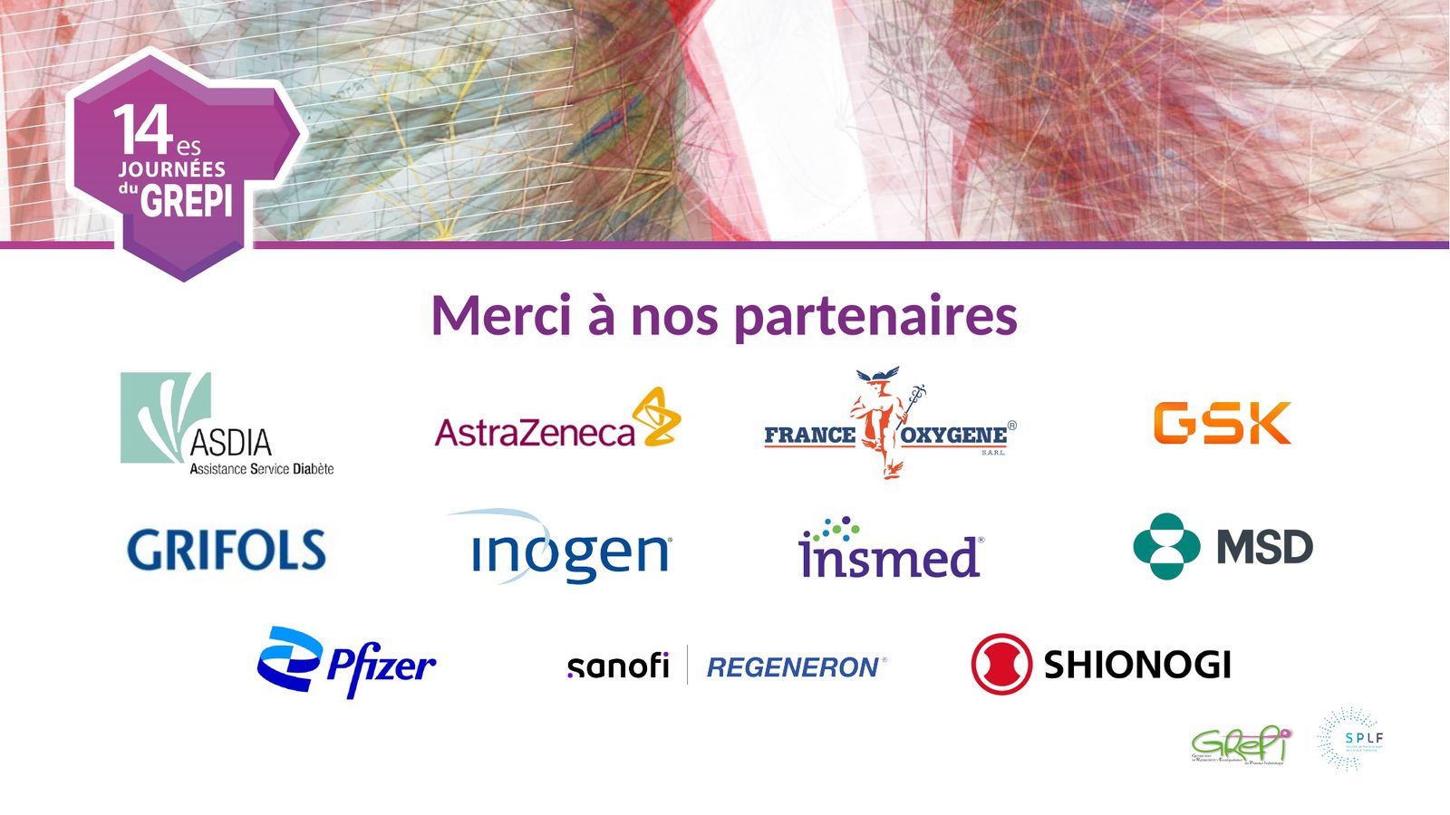 Merci à nos partenaires – 14es Journées du GREPI